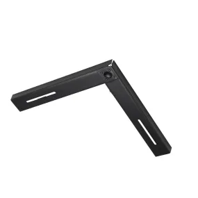 0 8" Height L Track Holder in Black