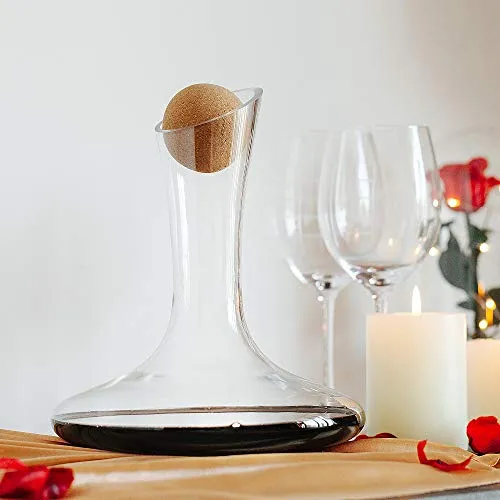 100% Lead Free Crystal Glass  Wine Decanter