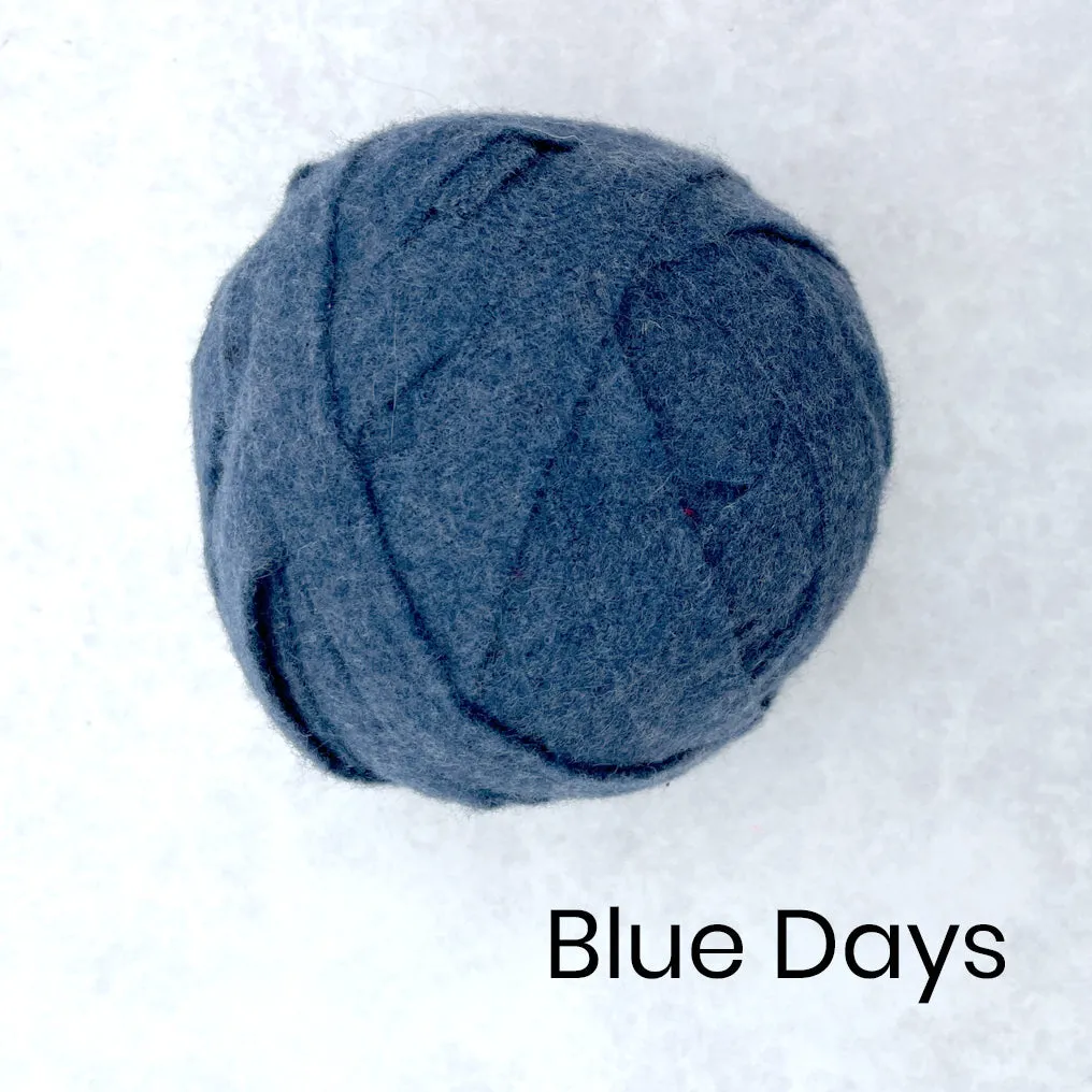 100% Wool Blanket Yarn - Blues