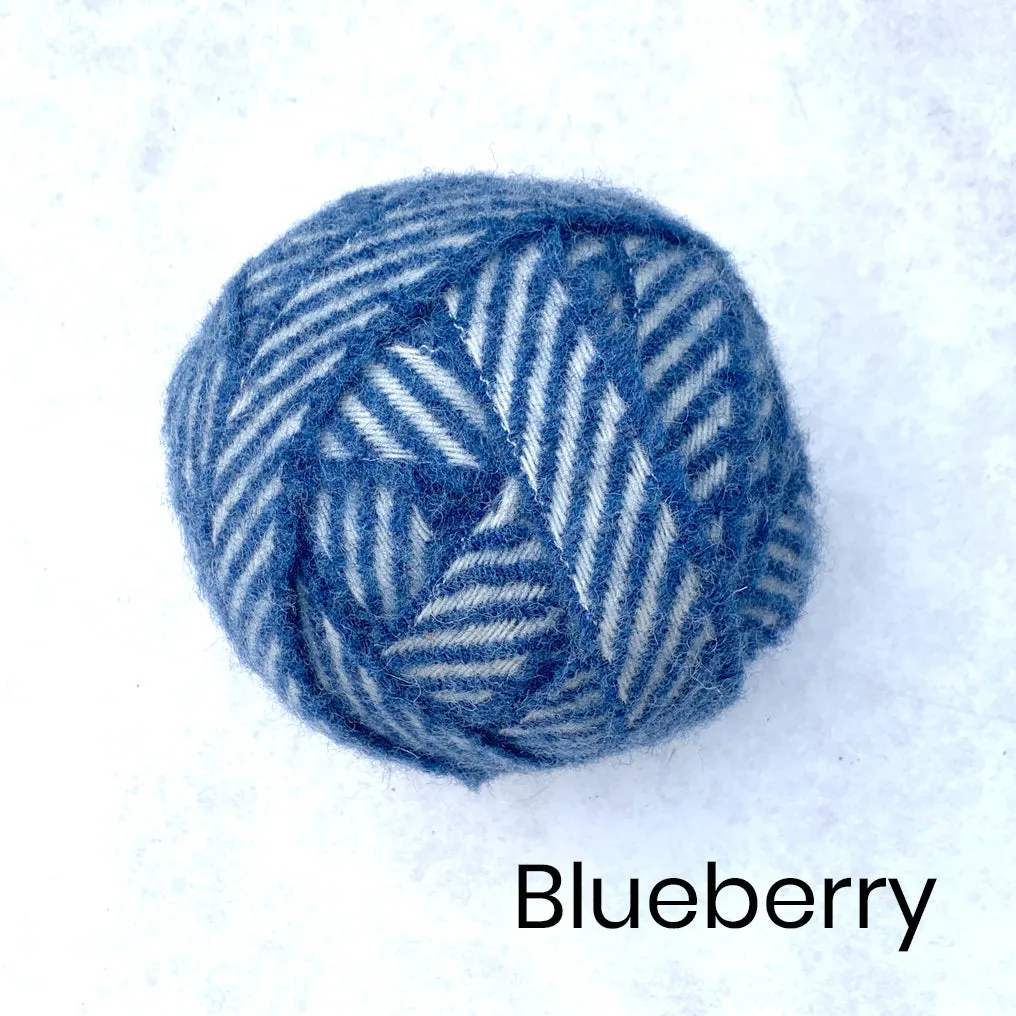 100% Wool Blanket Yarn - Blues