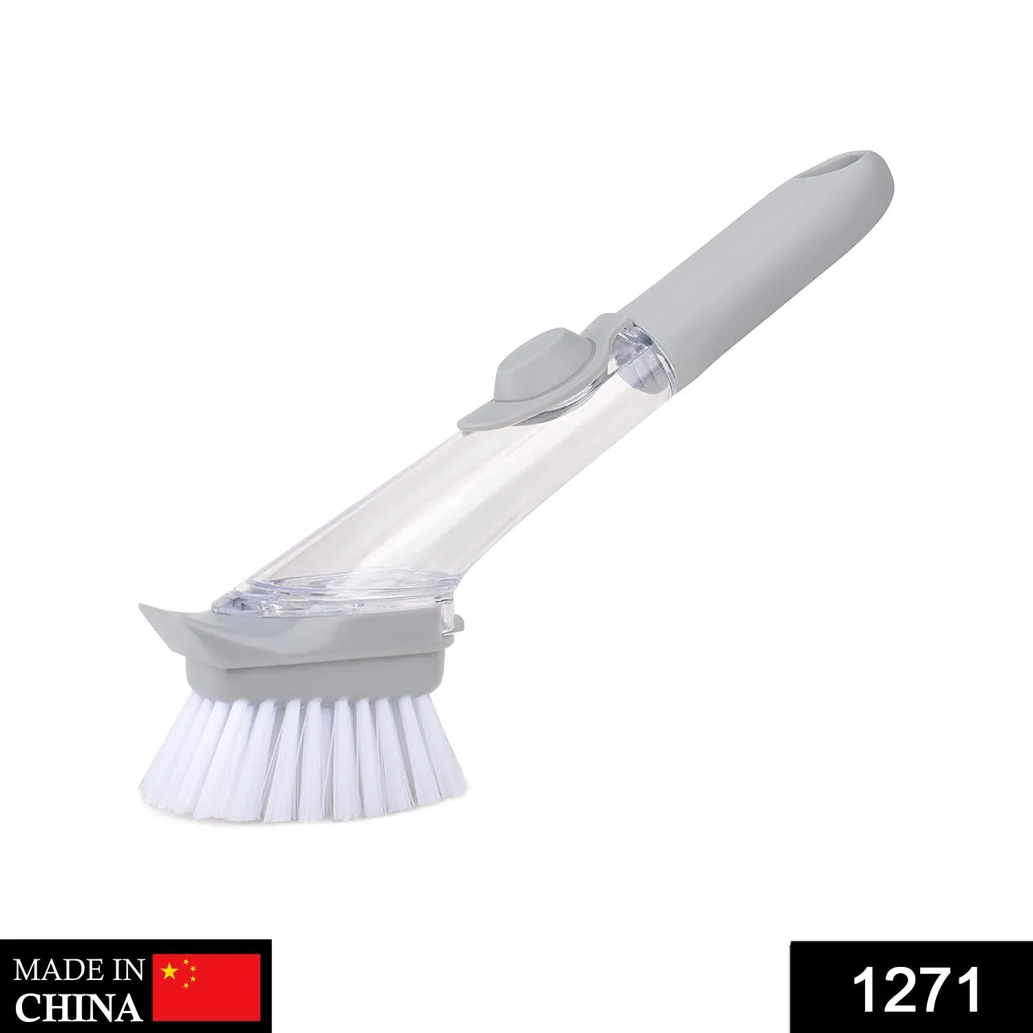 1271 Automatic Liquid Dispenser Dish Clean Brush Scrubber