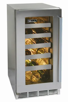 15 Glass Door - Stainless Steel Perlick Wine Reserve OUTDOOR