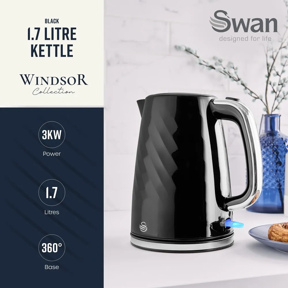 1.7 Litre Textured Windsor Kettle