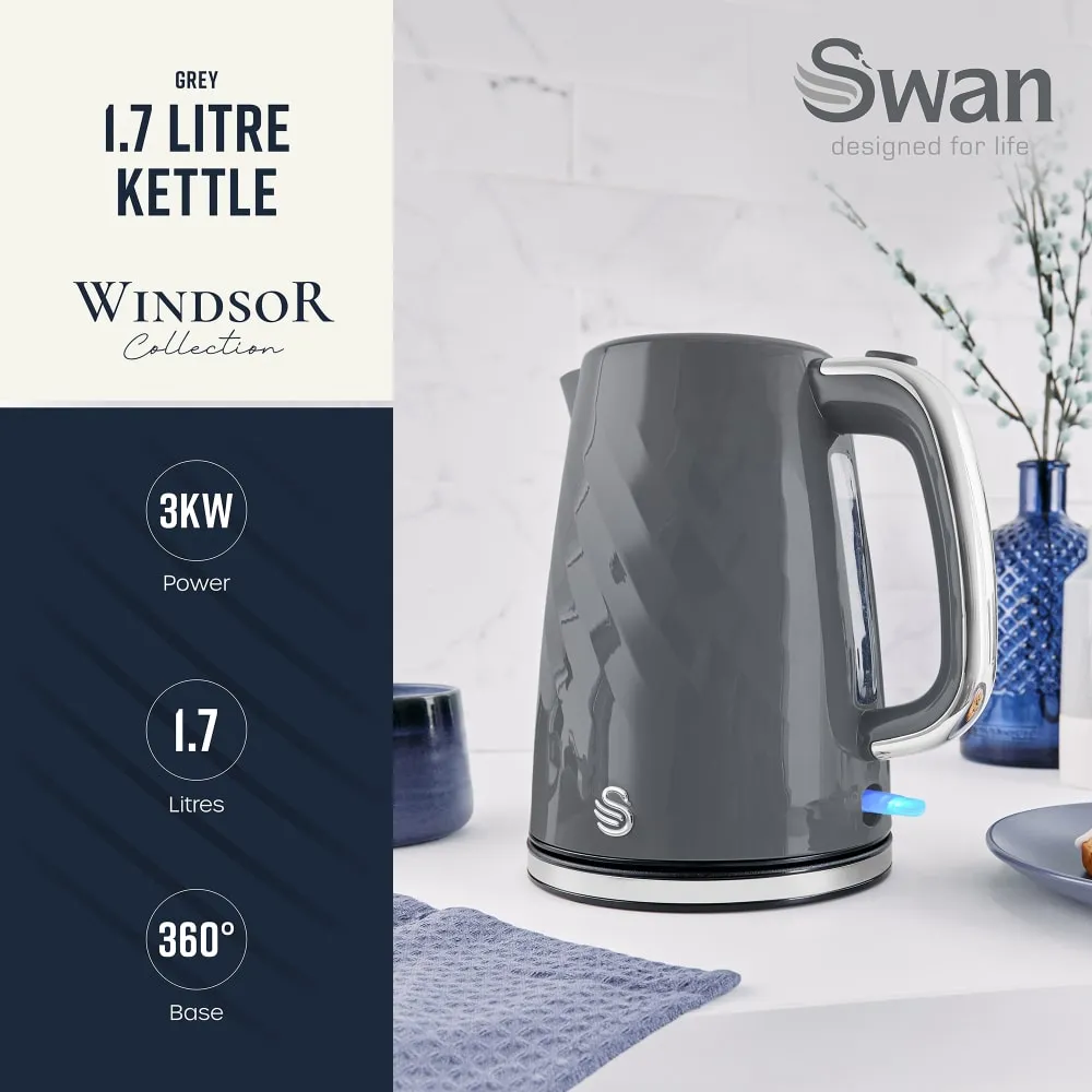 1.7 Litre Textured Windsor Kettle