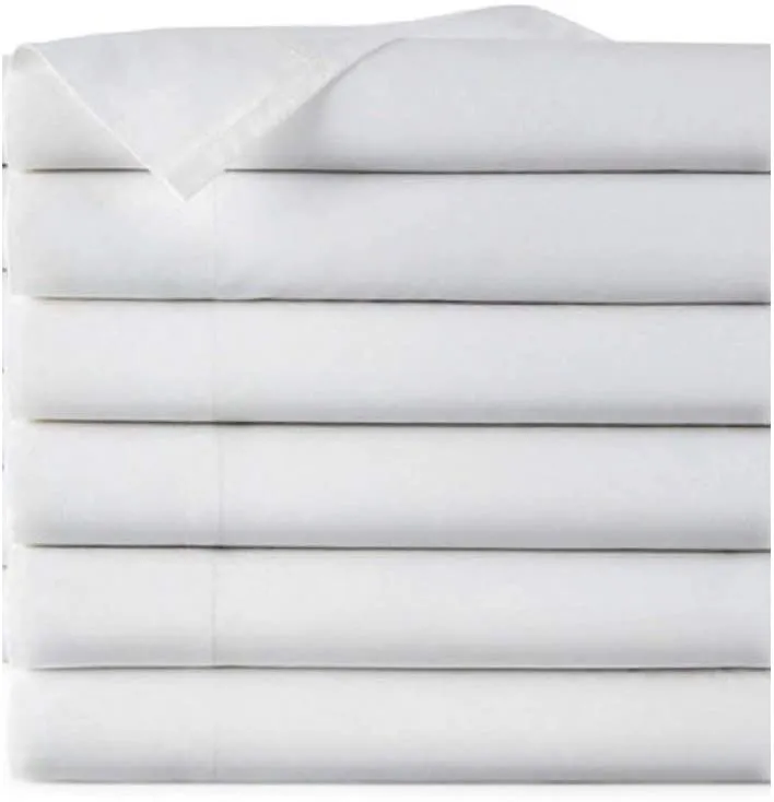 1/pc Poly-Cotton (Flat) Bed Sheets (54" x 84")