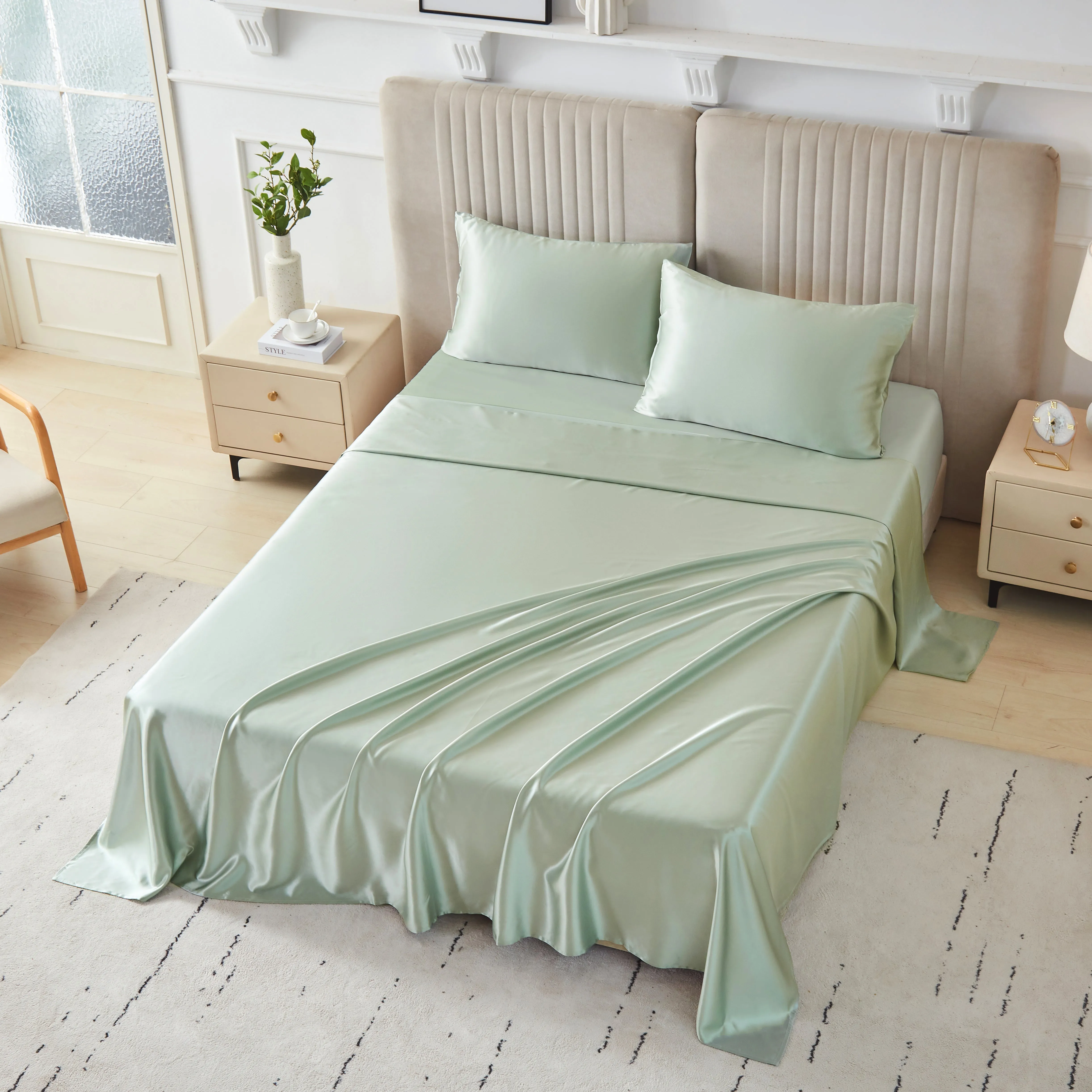 22 Momme Silk Sheet Set - Sage