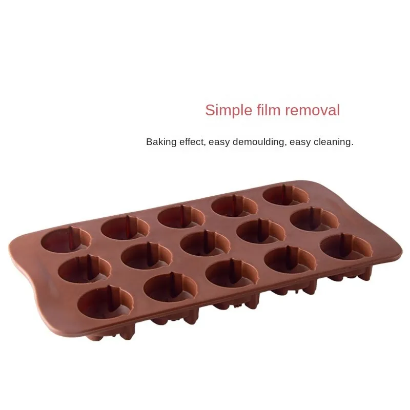 2pc Silicone Mold Candy Chocolate Decorative Baking Mold Pudding Ice Tray Crystal Glue Mold