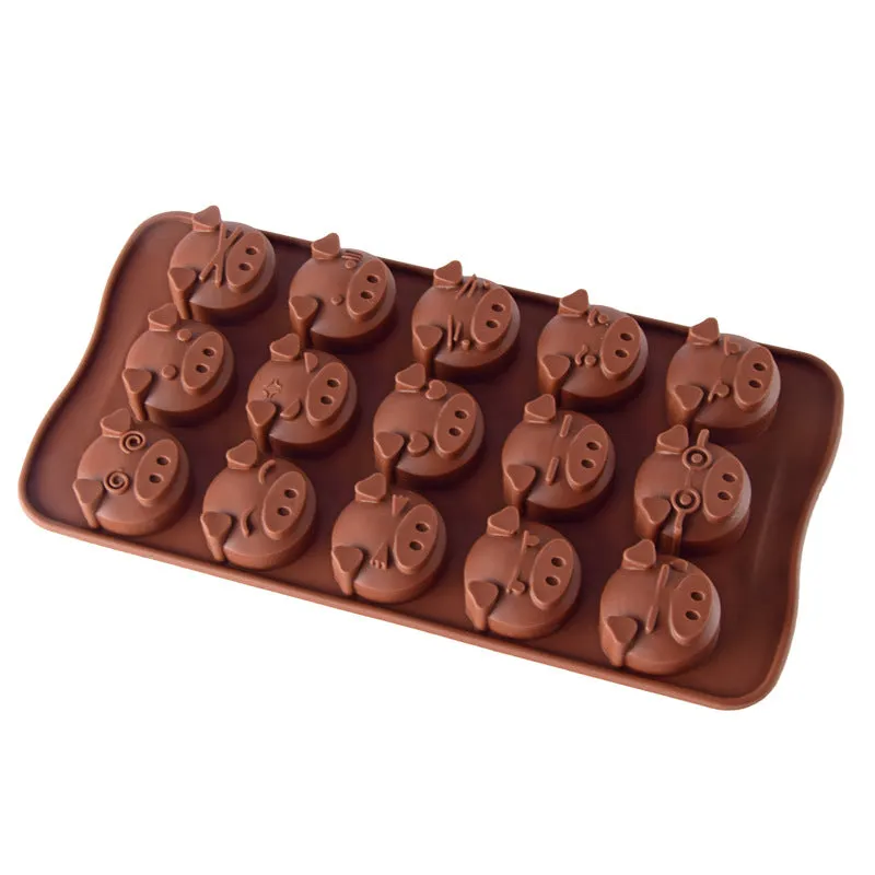 2pc Silicone Mold Candy Chocolate Decorative Baking Mold Pudding Ice Tray Crystal Glue Mold