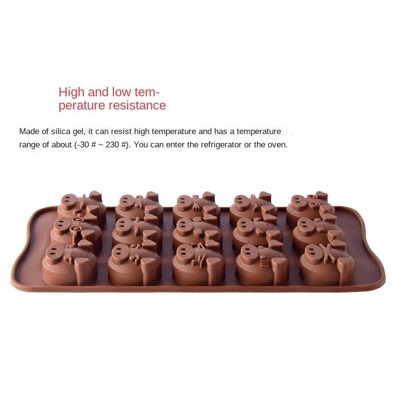 2pc Silicone Mold Candy Chocolate Decorative Baking Mold Pudding Ice Tray Crystal Glue Mold