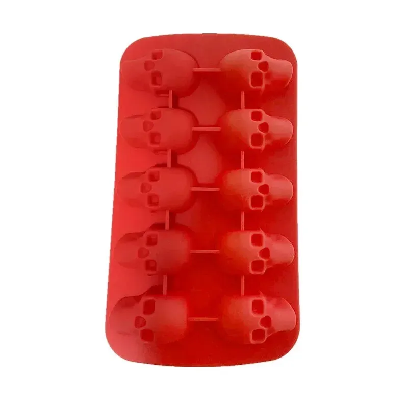 3D Skull Silicone Ice Cube Tray