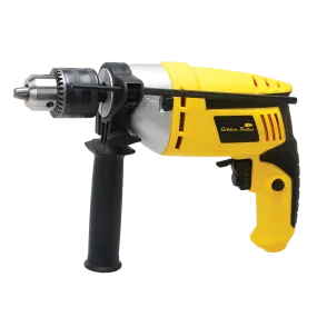 600W 13mm Reversible Impact Drill Machine with Variable Speed HI93   3 Drill Bits