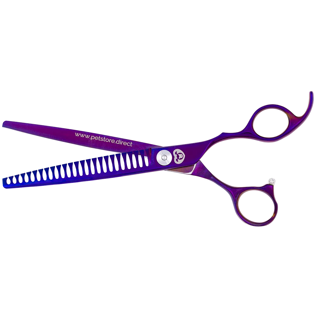 7.5" 24T Purple Chunker Shear by PetStore.Direct