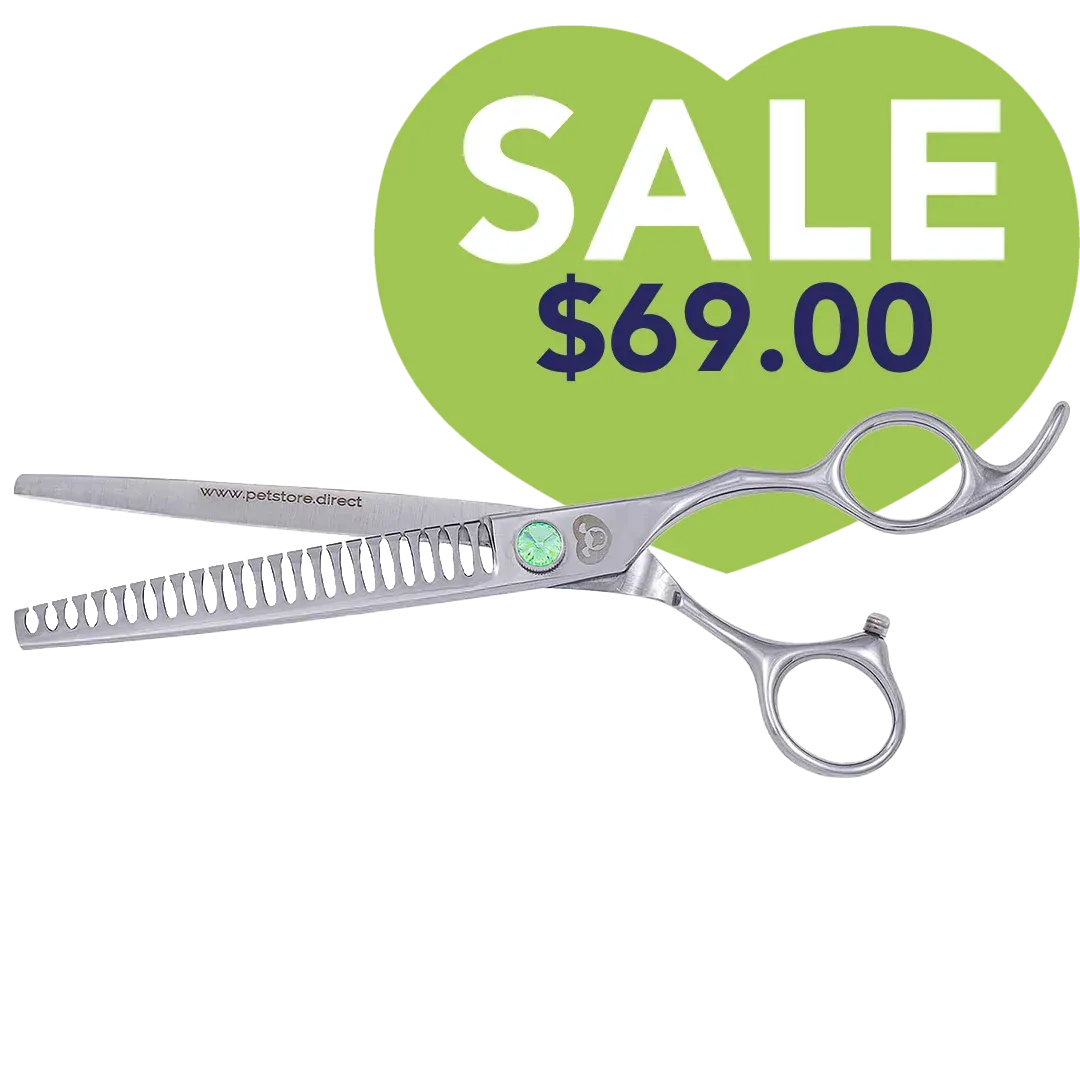 7" 24T Straight Chunker Shears by PetStore.Direct