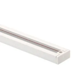 8 Ft. Track Rail One Circuit, Halo, White Finish