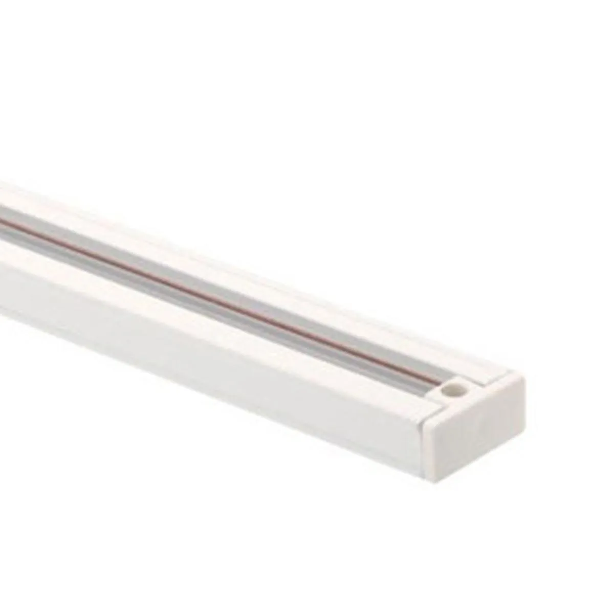 8 Ft. Track Rail One Circuit, Halo, White Finish