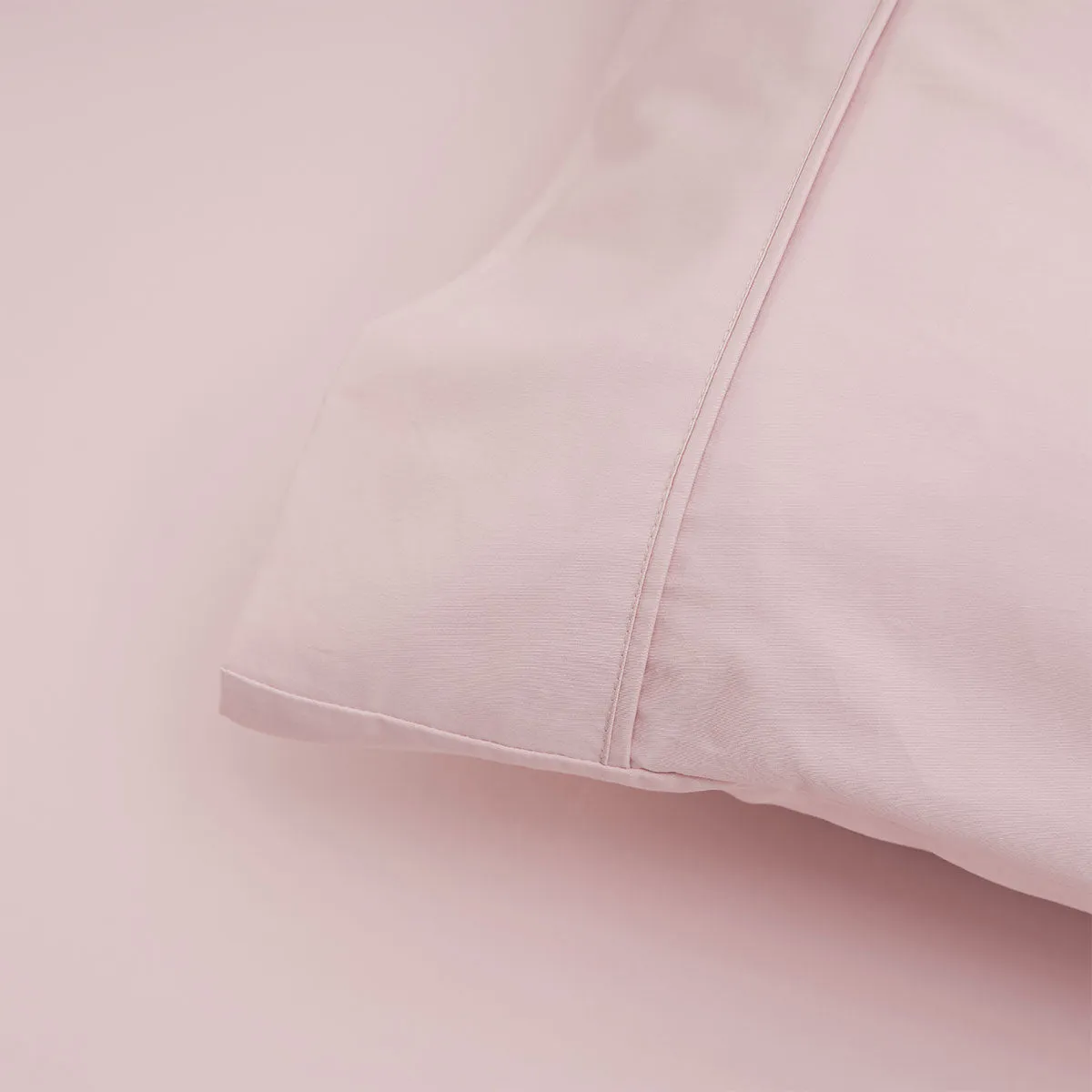 Accessorize 400TC Blush Bamboo Cotton Sheet Set 40cm Wall King Single