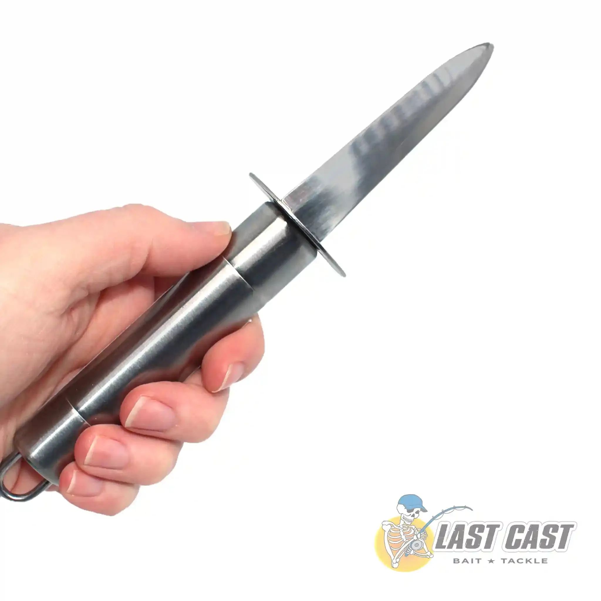 ADDICTION OUTDOORS - STAINLESS STEEL OYSTER KNIFE LONG HANDLE 7.5IN