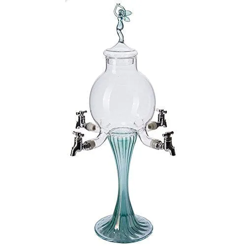 ALANDIA Glass Absinthe Fountain | Green Fairy Lid | 4 Spout