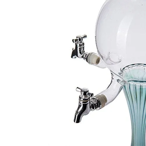 ALANDIA Glass Absinthe Fountain | Green Fairy Lid | 4 Spout