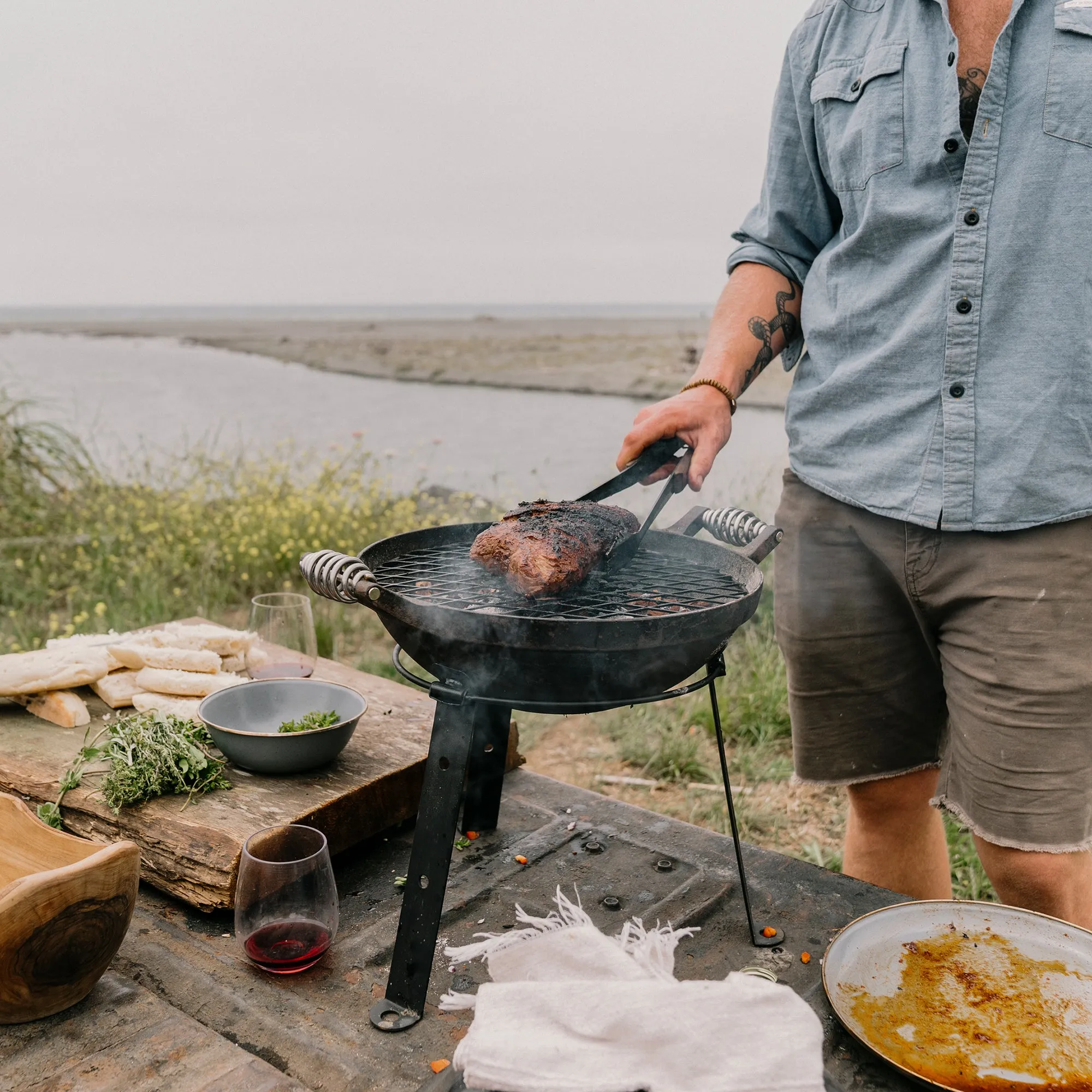 All-in-One Cast Iron Grill