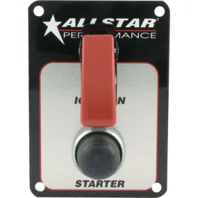 Allstar Performance Standard Ignition Switch Panel w/ Flip-Up Switch