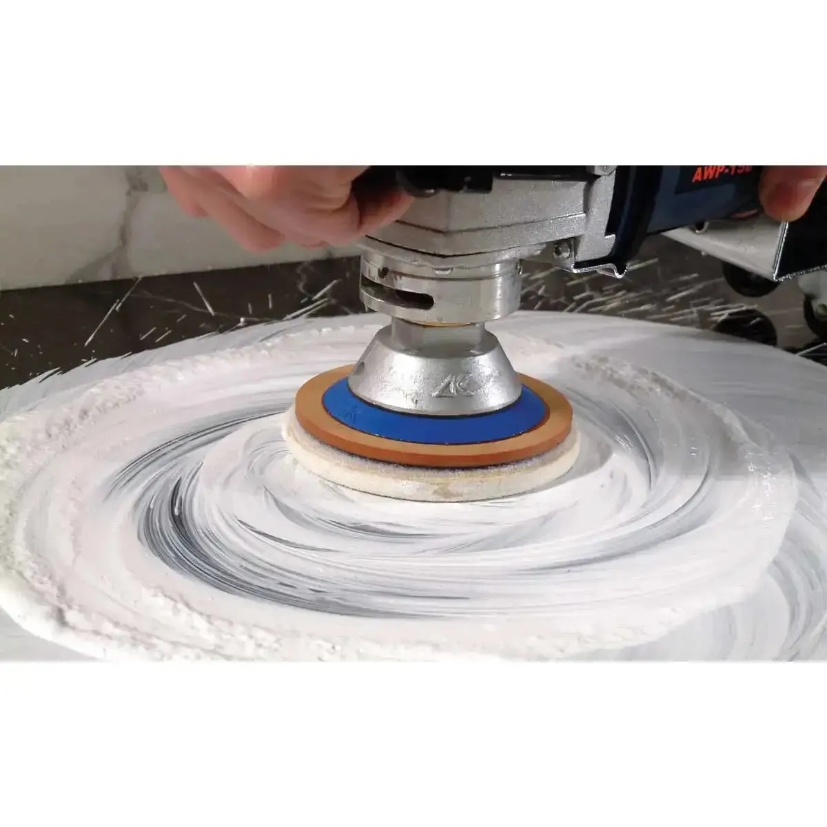 Alpha Felt Wheel for Polishing With Powder