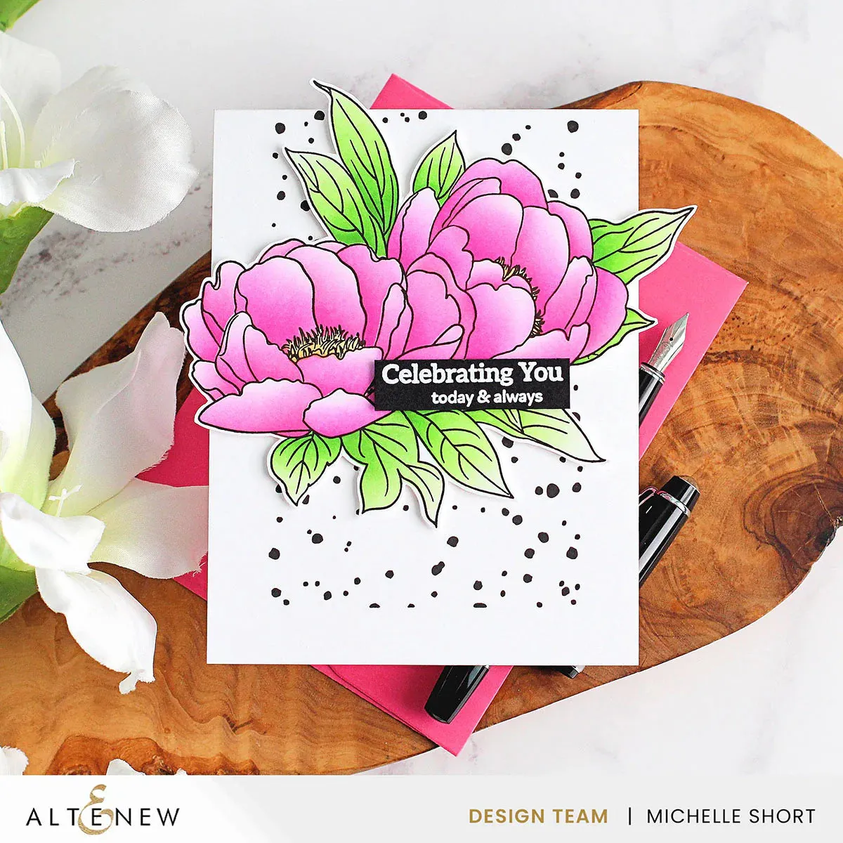 Altenew Cherry Blossom Fresh Dye Ink Pad - Razzleberry