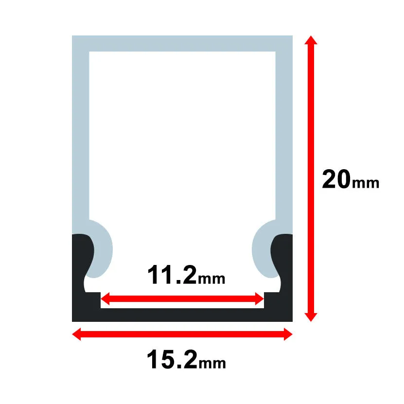 Aluminum Channel - MOSS-ALM-1520