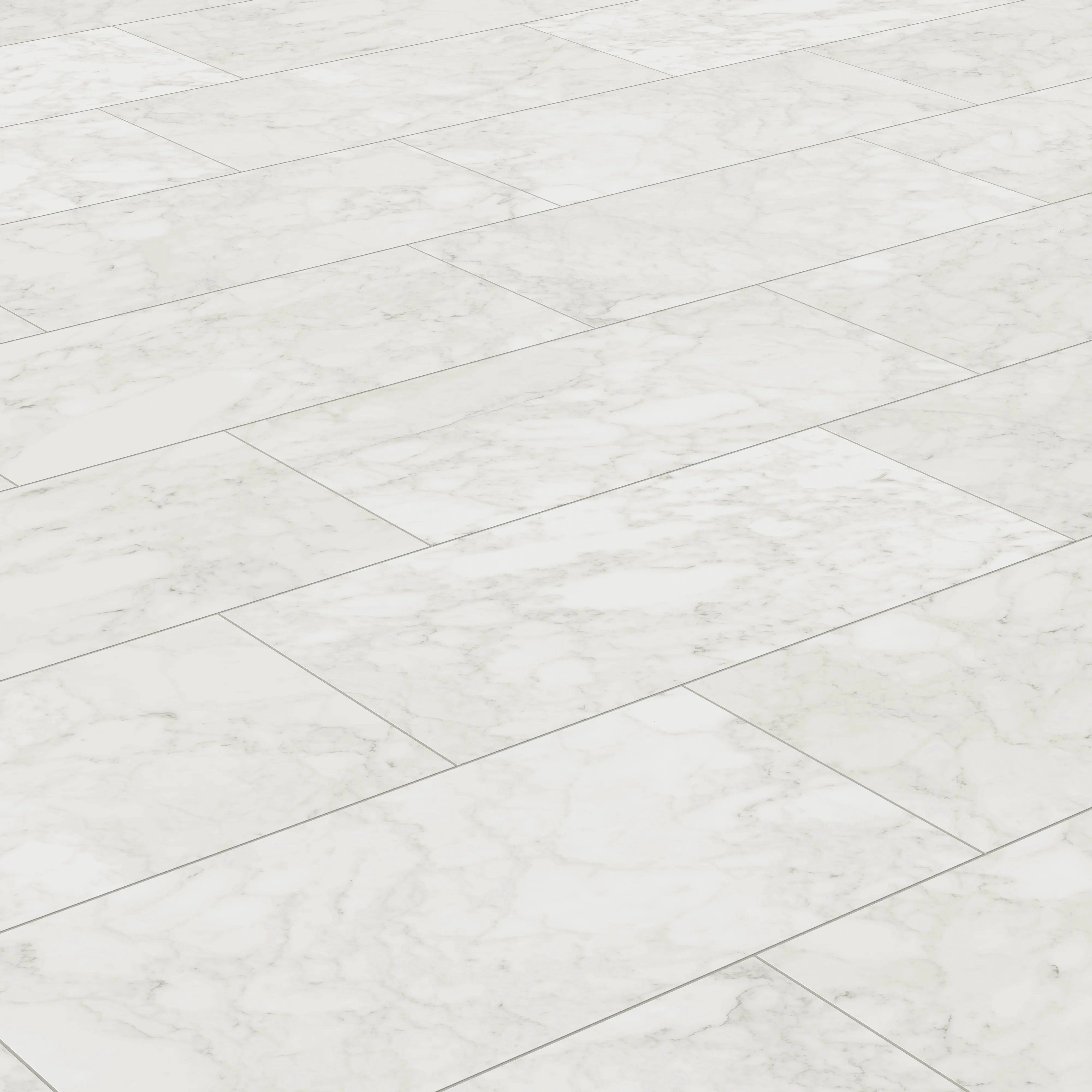 Aniston 24x48 Matte Porcelain Tile in Carrara Bianco