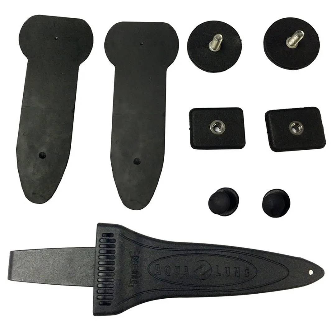 Aqualung Squeeze Lock Ti Dive Knife - Pointed Tip