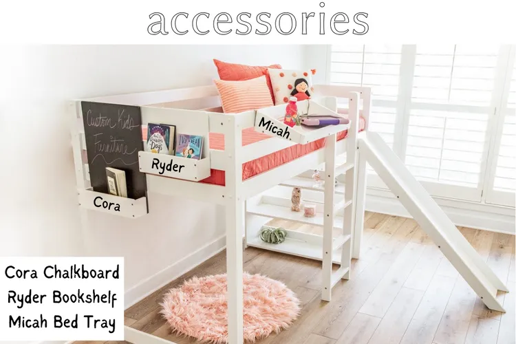 Audrey Triple Bunk Bed in White