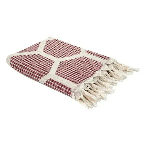 Avery 80296BUR Burgundy Throw Blanket