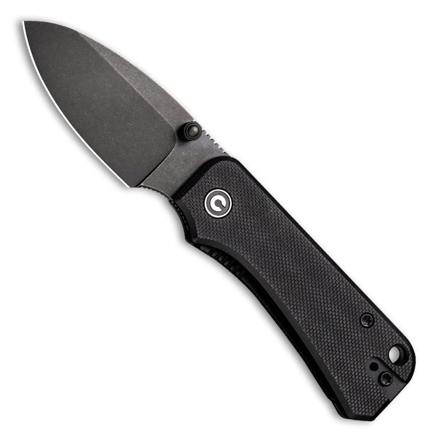 Baby Banter Pocket Knife - Black G10 - Black Stonewash Nitro V