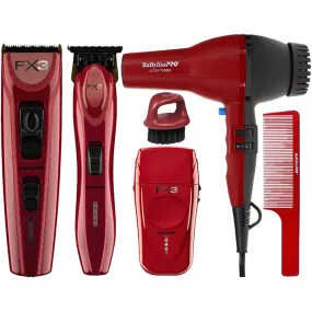 BaBylissPRO 2000 Watt AC Motor Hair Dryer   BabylissPro FXX3T Cordless Trimmer Bundle