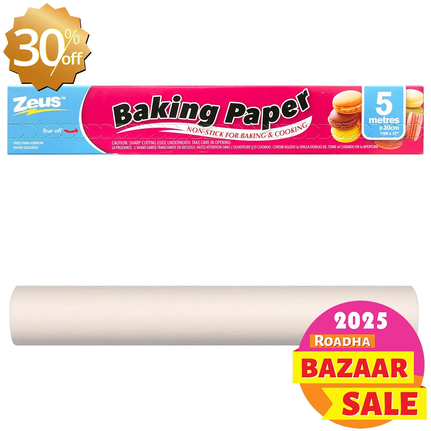 Baking Paper (30cm x 5m)