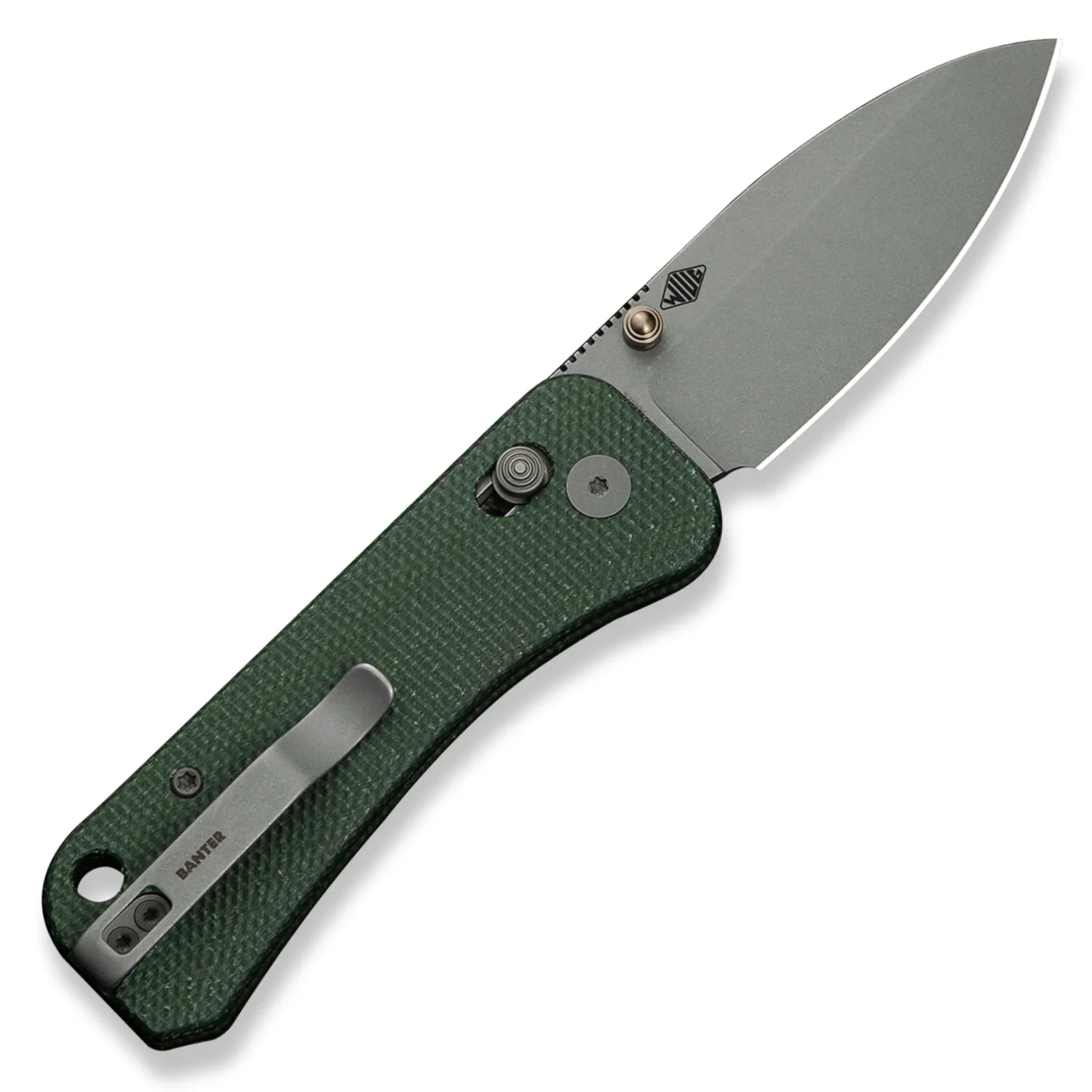 Banter 2 Pocket Knife - Green Micarta - S35VN