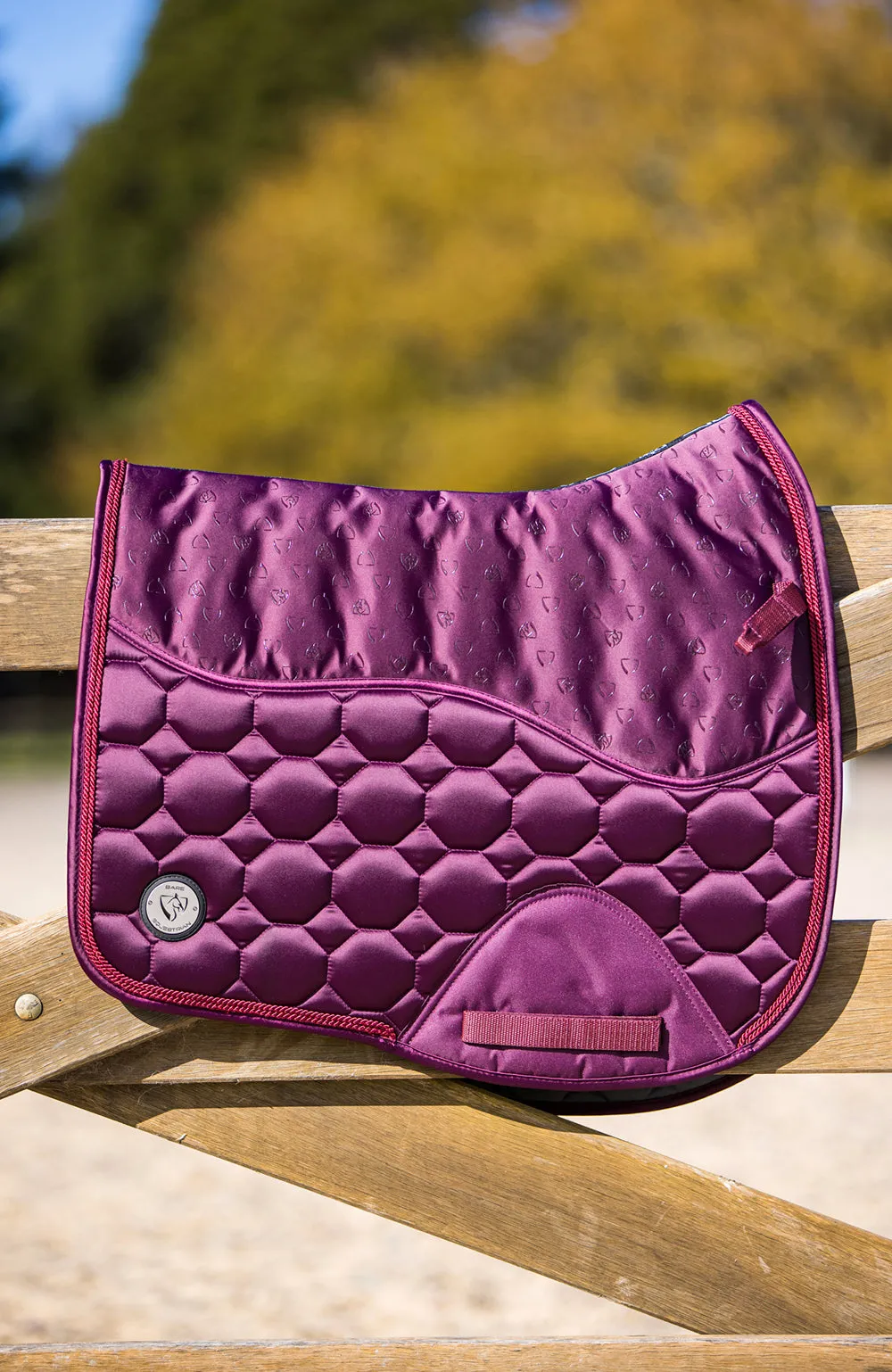 BARE Luxe Sport Saddle Pad - Dressage Cut - Ruby