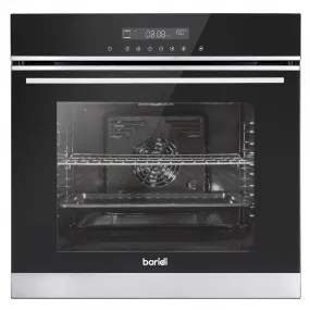 Baridi 60cm Built-In Fan Assisted 10 Function Electric Oven, Touchscreen, 72L, Black/SS - DH200