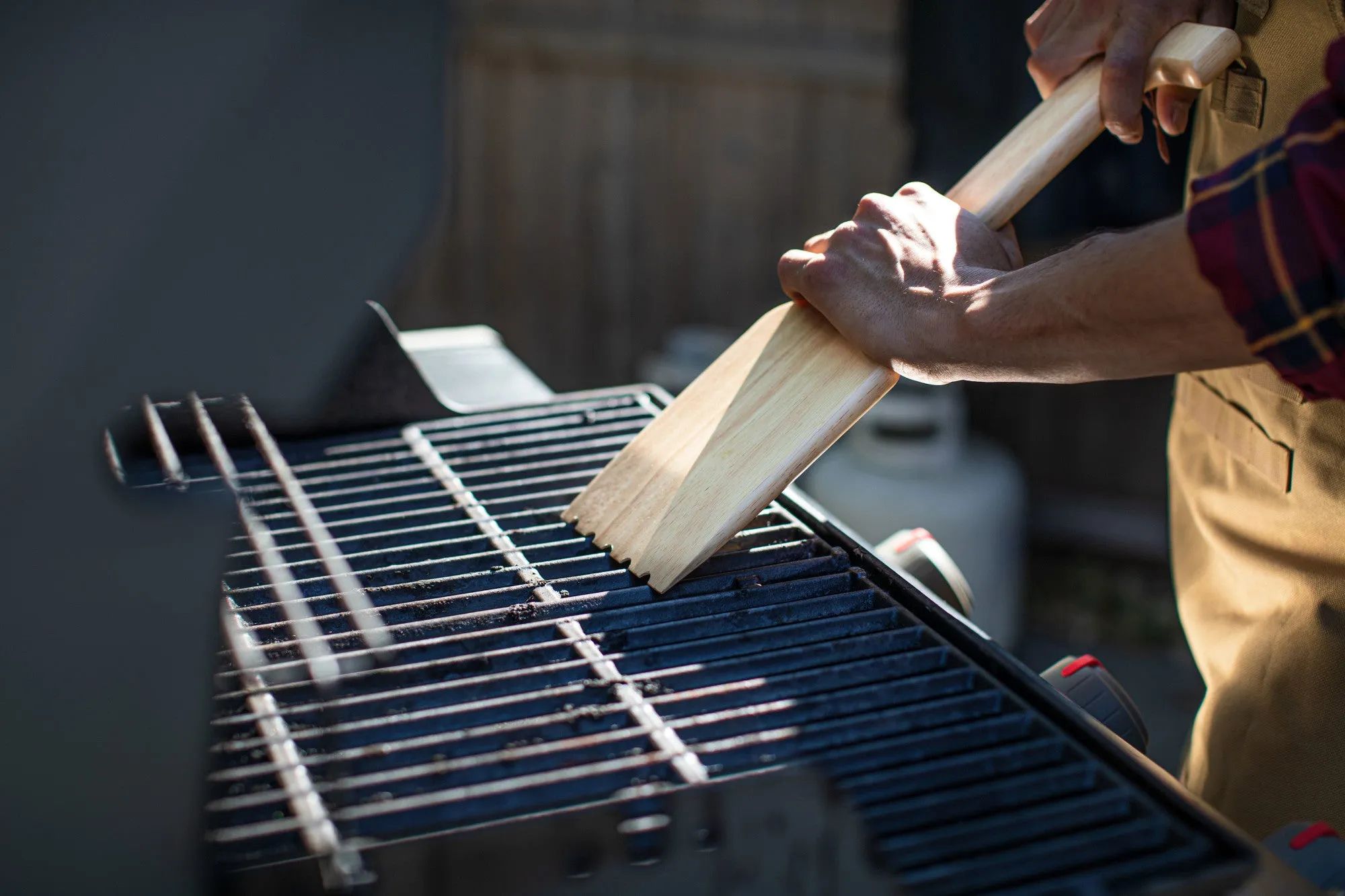 Baylor Bears - Hardwood BBQ Grill Scraper with Bottle Opener