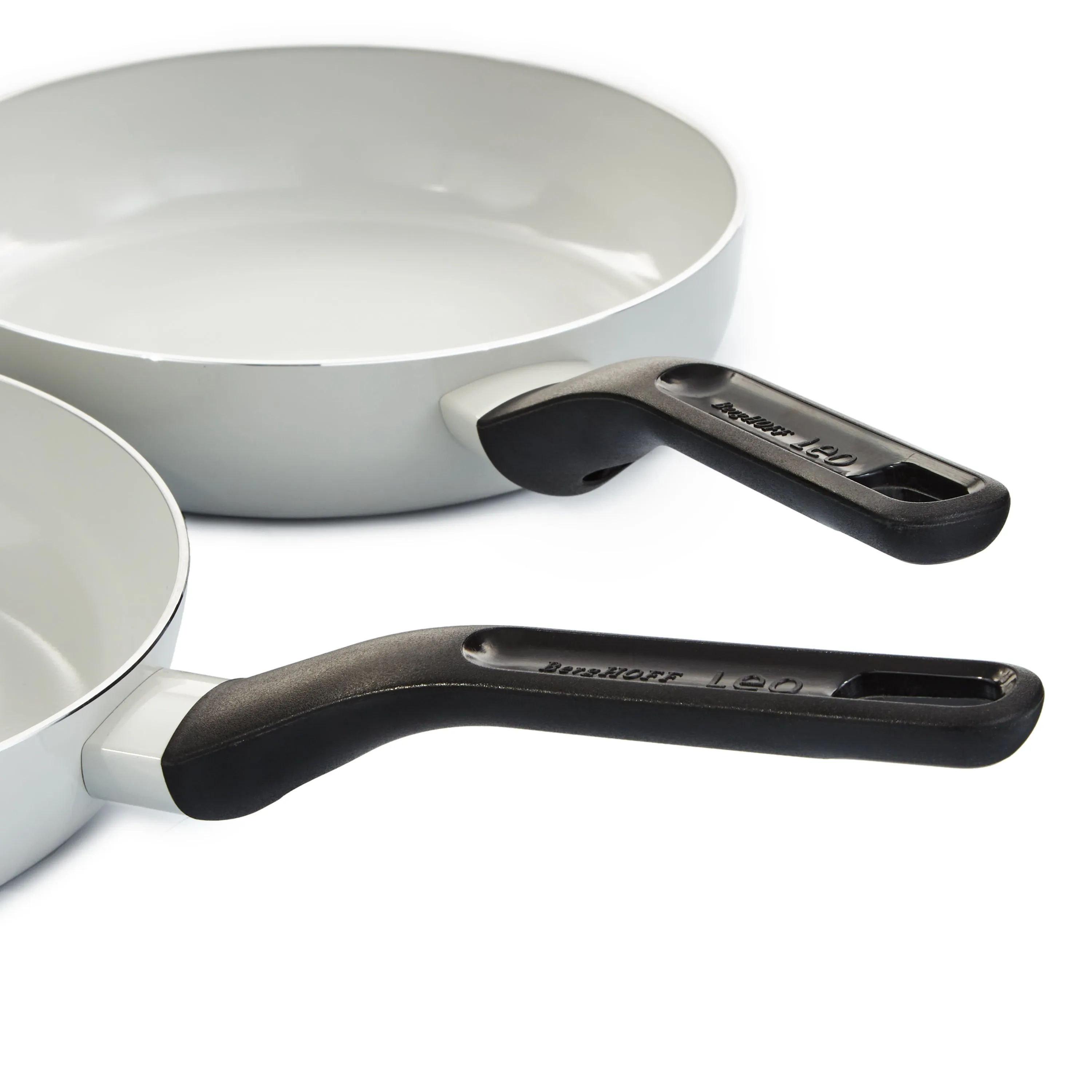 BergHOFF Leo Glints 2pc Nonstick Ceramic Large Fry Pan Set, Spirit