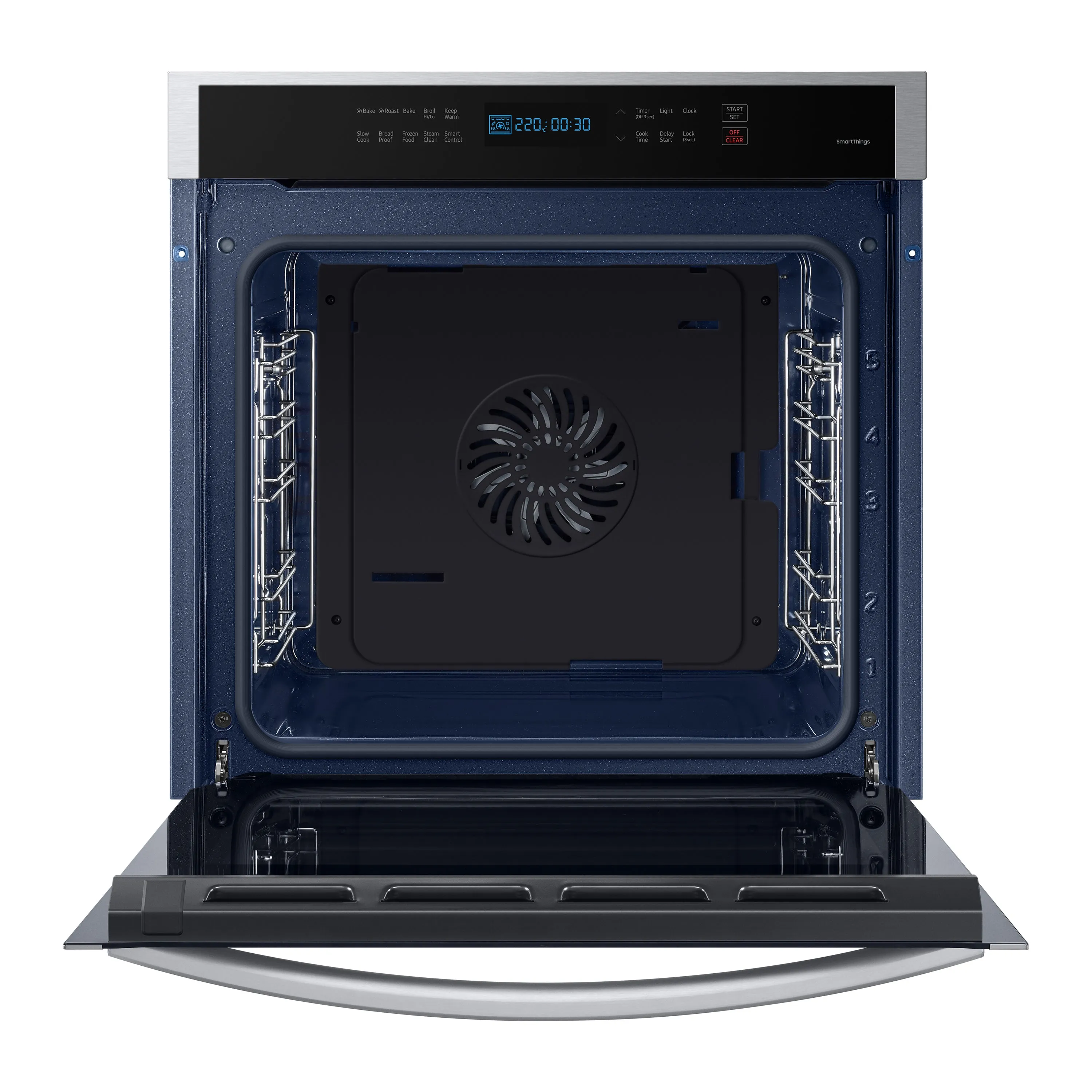 Bespoke Smart Slide-in Gas Range 6.0 cu. ft. with Smart Dial, Air Fry & Wi-Fi in Navy Steel - (NX60A8711QN)