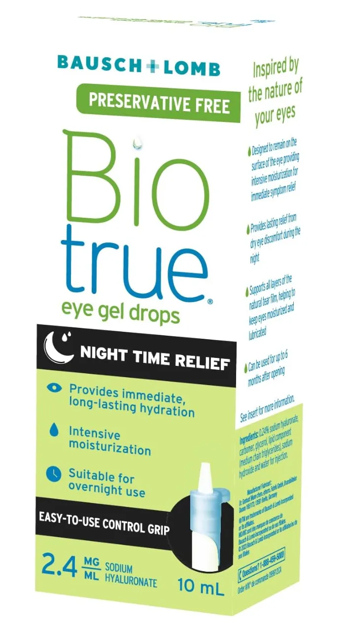 Biotrue® Nighttime Relief Gel Drops