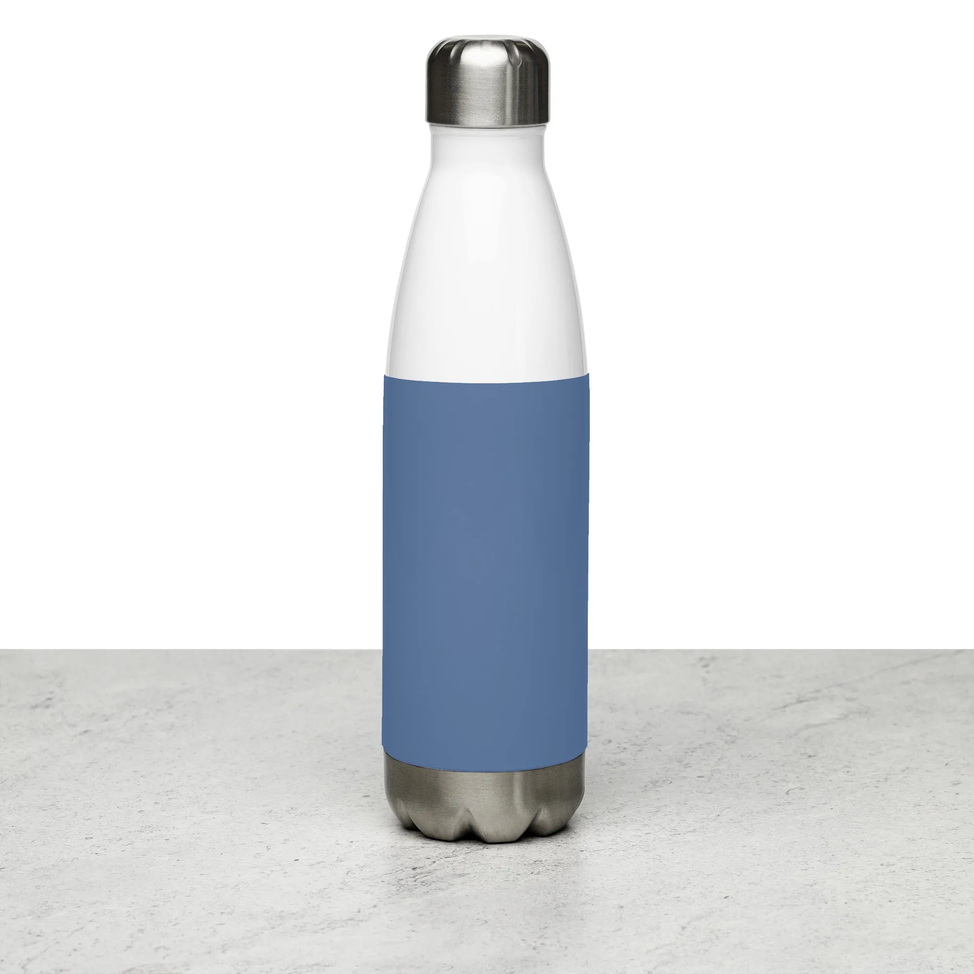 Blue Stainless Steel Water Bottle