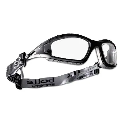 Bolle Safety 40085 TRACKER CLEAR PC ASAF/BLACK & GREY