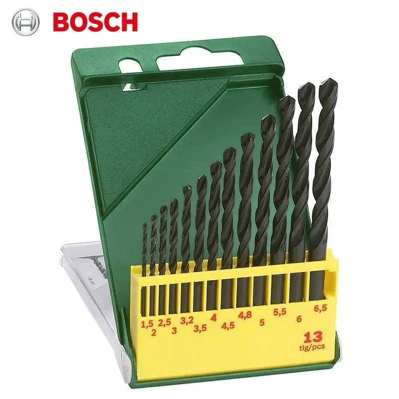 BOSCH- 13 Twist Drill Set 1.5-6.5mm Metal Drilling| 13pcs/set