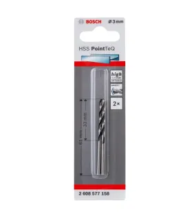 Bosch | Drill Bit HSS PointTeQ 3,0mm 2Pc