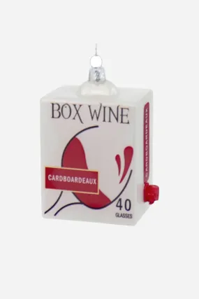 Boxed Wine Ornament