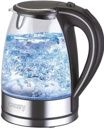 Camry Cr 1239 Electric Kettle 1.7 L Black,Transparent 2000 W