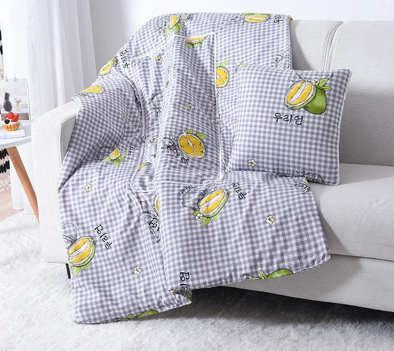 Cartoon Pillow Quilt Custom Logo Multifunctional Dual-purpose Pillow Quilt Office Nap Pillow Quilt