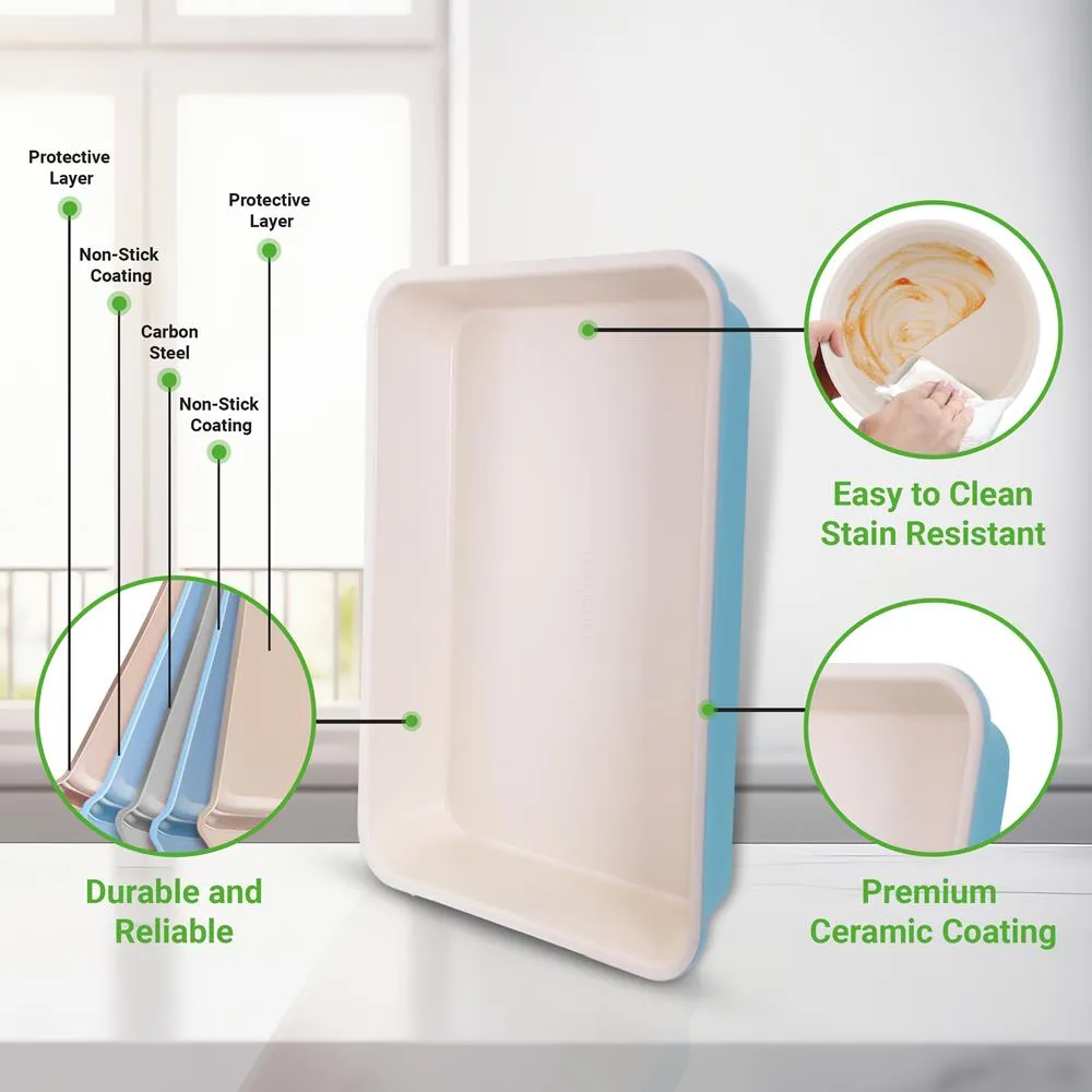 Ceramic Baking Pan Used For Nutrichef Model Number: Ncbk6Ct5 And Ncbk6Ct5.5